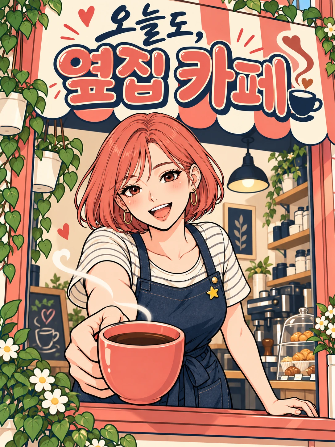 오늘도, 옆집 카페 표지