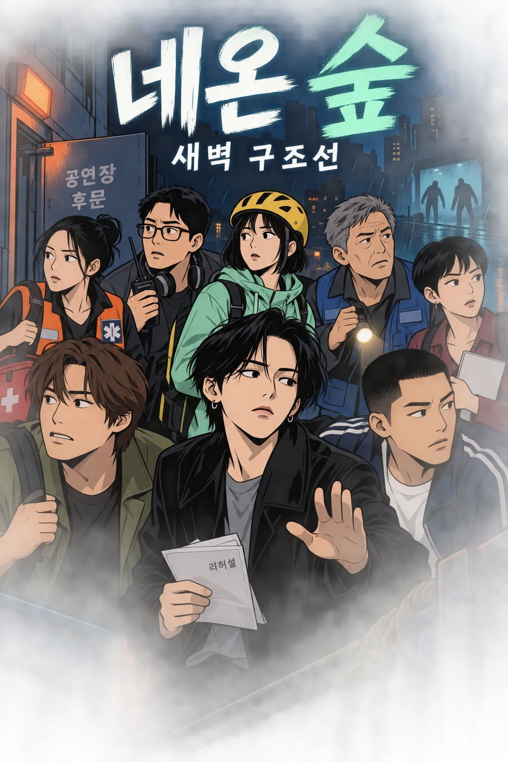 네온 숲: 새벽 구조선 표지